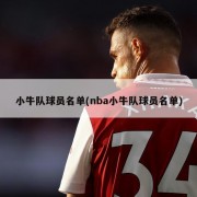 小牛队球员名单(nba小牛队球员名单)